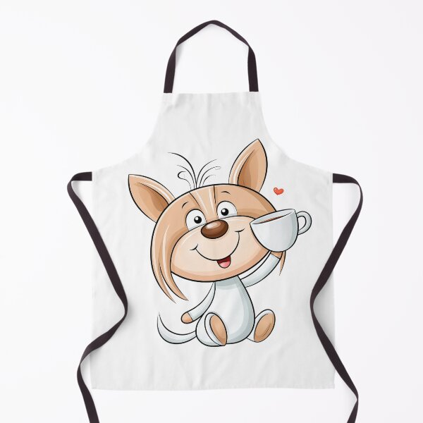 Item preview, Cartoon cute dog in clothes with a cup designed and sold by TanyaLovus.