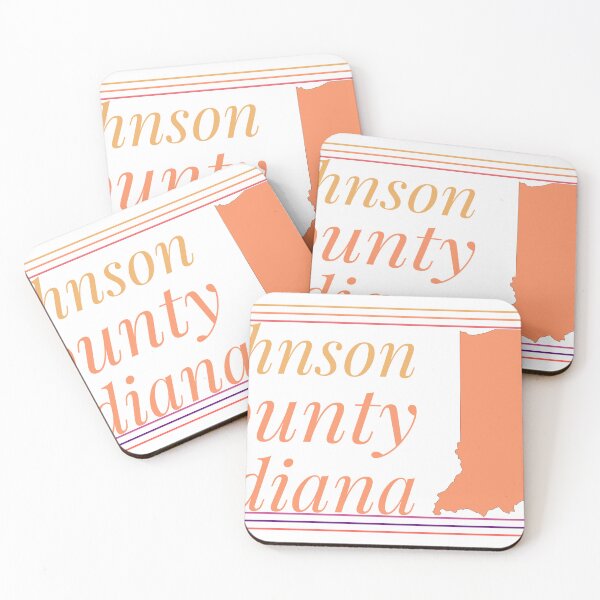 Item preview, Johnson County Indiana Highlighted on State Map designed and sold by TheIconSmith.