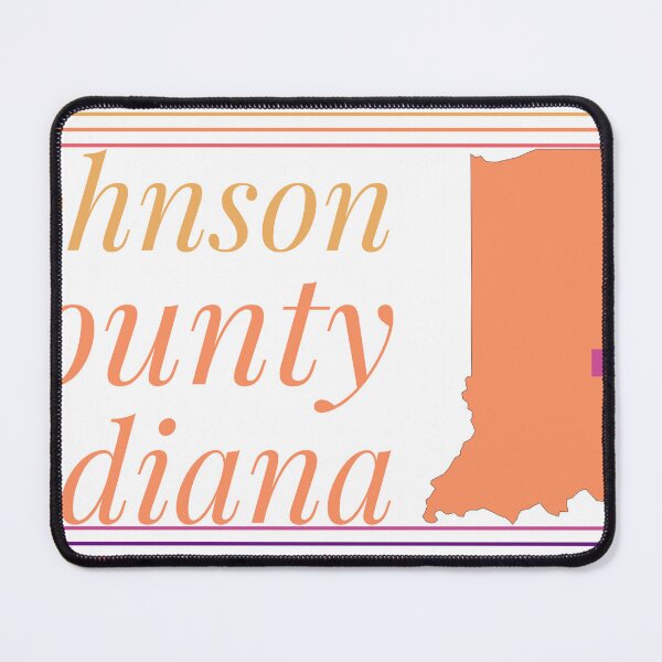 Item preview, Johnson County Indiana Highlighted on State Map designed and sold by TheIconSmith.
