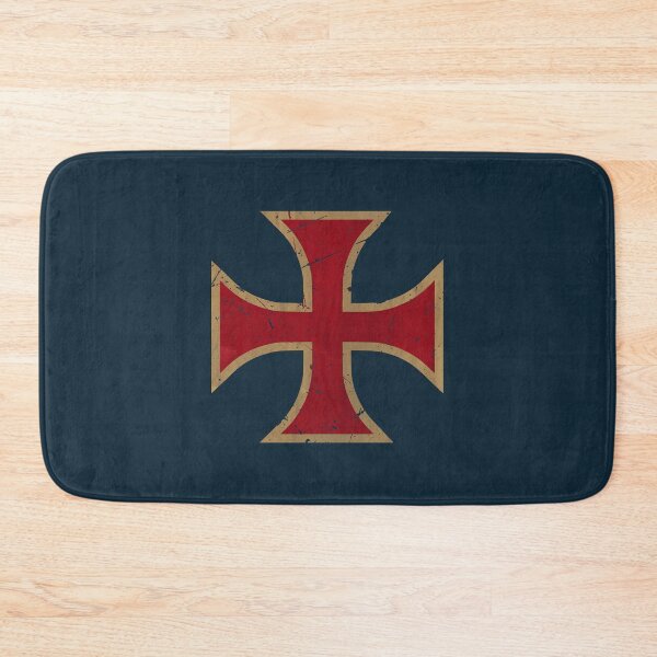 Item preview, Vintage Templar Cross Pattée Crimson and Ochre designed and sold by Lidra Zehcnas.