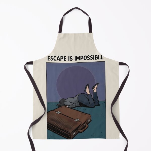 Item preview, Escape Is Impossible Retro Minimalist Comic Poster designed and sold by DuckOddity.