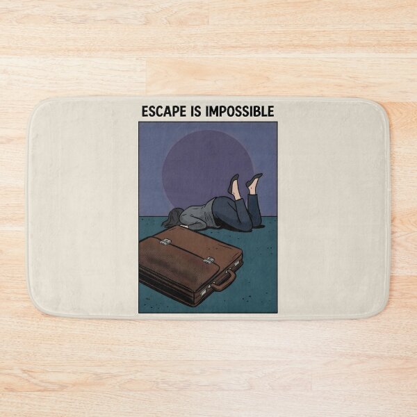 Item preview, Escape Is Impossible Retro Minimalist Comic Poster designed and sold by DuckOddity.