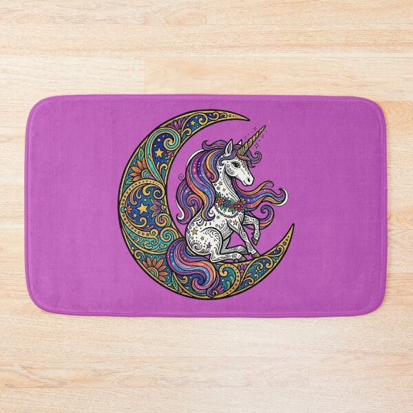 Item preview, Unicorn on a Crescent Moon designed and sold by TabbyCatXIII.