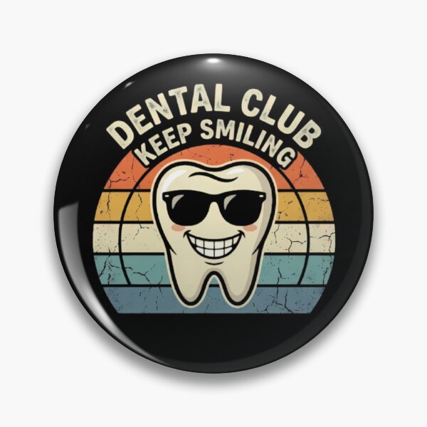 Item preview, Dental Club Keep Smiling Retro designed and sold by Linework Studio.