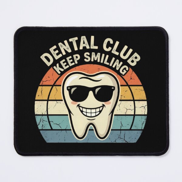 Item preview, Dental Club Keep Smiling Retro designed and sold by Linework Studio.
