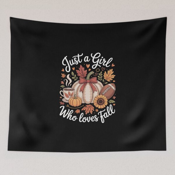Item preview, Just a Girl Who Loves Fall designed and sold by jkrphoto.