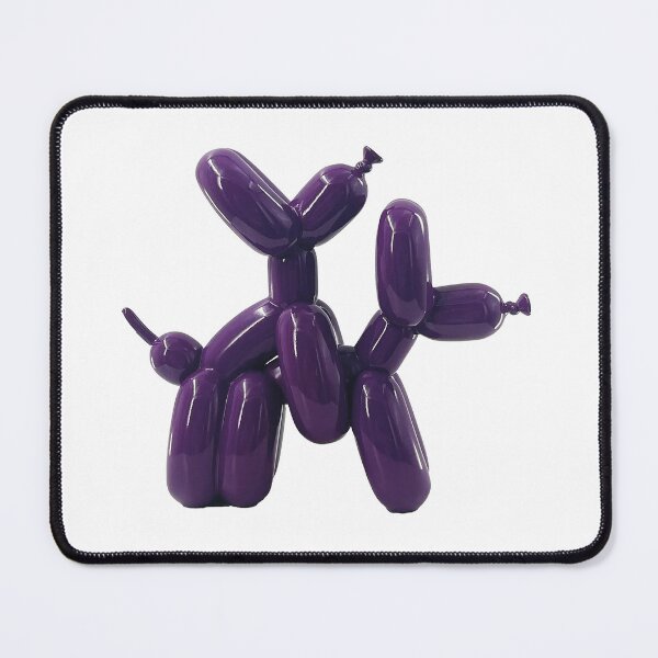 Item preview, Colorful Balloon Dog Pop Art: Aesthetic Balloon Animal Silhouette and Modern Sculptures Fan Art designed and sold by benja-08.