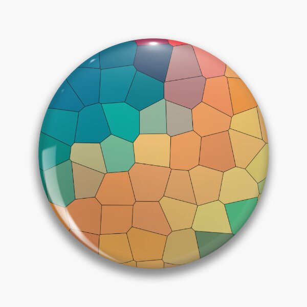 Item preview, Fractured Sunset – Geometric Mosaic Abstract Color Design designed and sold by BuckaBaby.