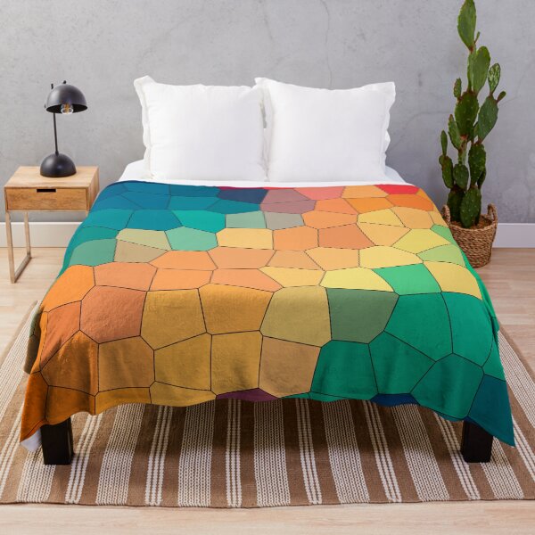 Item preview, Fractured Sunset – Geometric Mosaic Abstract Color Design designed and sold by BuckaBaby.