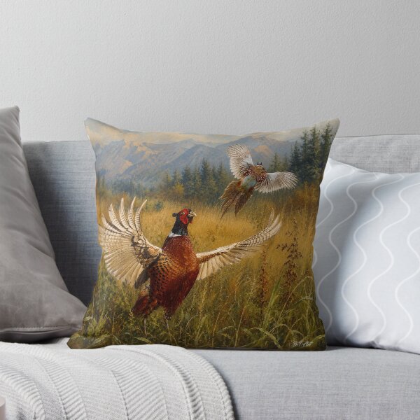 Item preview, Pheasant Forever – Upland Hunting Wildlife Art | Ring-Necked Pheasant Painting designed and sold by TammyHunterArt.