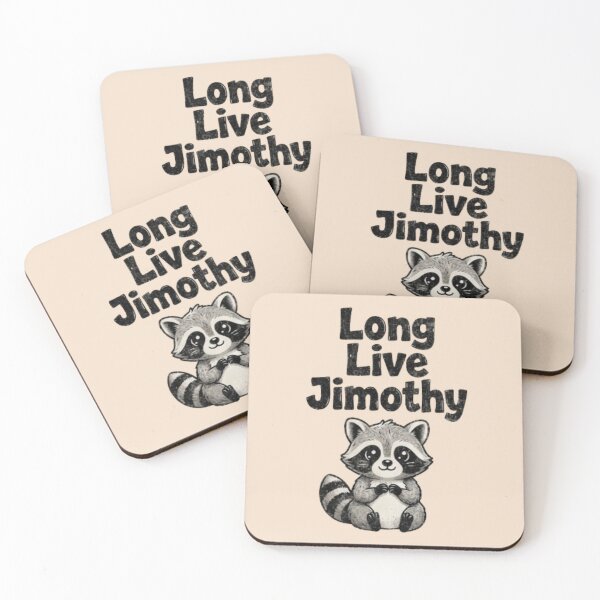 Item preview, Long Live Jimothy – Cute Raccoon Meme Design for Animal Lovers designed and sold by helenostore.