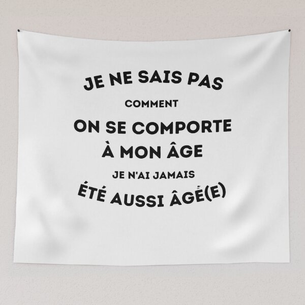 Item preview, Je n'ai jamais été aussi âgé(e)" Citation Drôle Anniversaire designed and sold by DragonPrint.