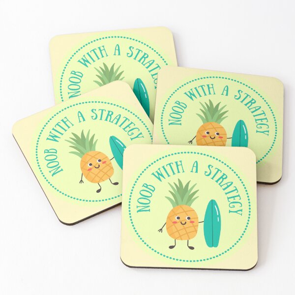 Item preview, Noob With a Strategy Cute Pineapple designed and sold by Nol1ytv.