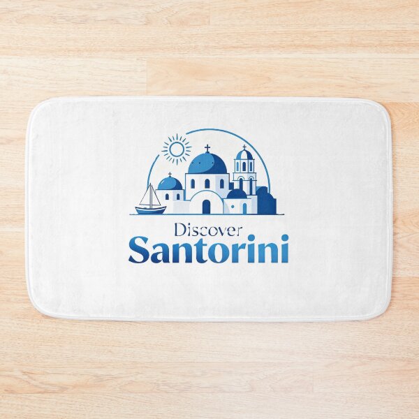 Item preview, Santorini – White & Blue Paradise Art designed and sold by VladisWorld.