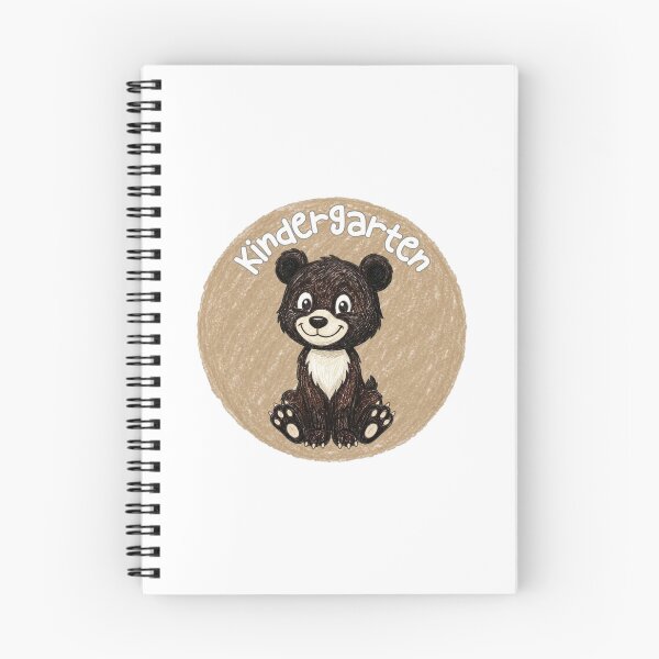 Item preview, Kindergarten Black Bear Cute Woodland Animal Back to School Teacher Student Cartoon Gift designed and sold by MaxMeadowsTees.