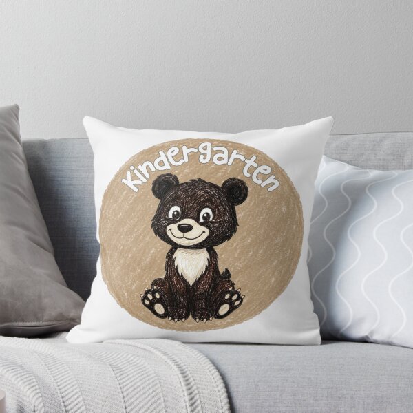 Item preview, Kindergarten Black Bear Cute Woodland Animal Back to School Teacher Student Cartoon Gift designed and sold by MaxMeadowsTees.