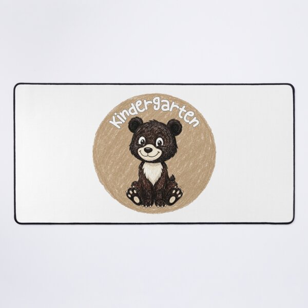 Item preview, Kindergarten Black Bear Cute Woodland Animal Back to School Teacher Student Cartoon Gift designed and sold by MaxMeadowsTees.