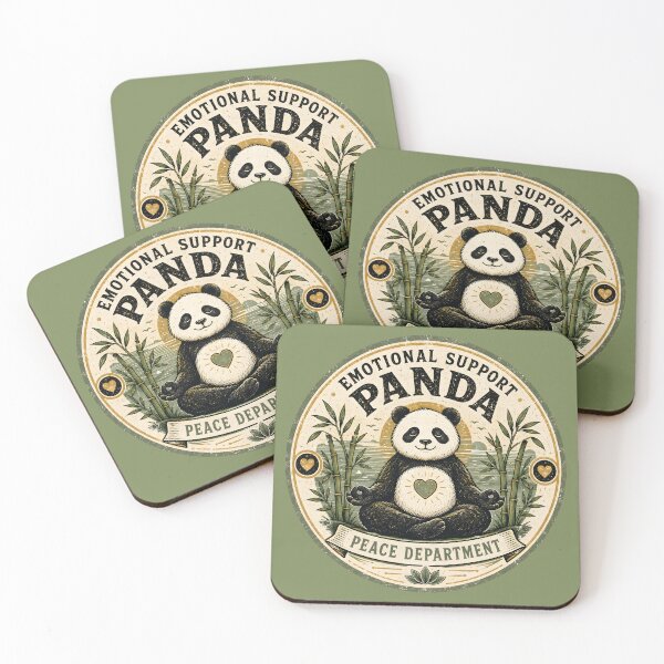 Item preview, Emotional Support Panda Shirt, Cute Zen Panda Meditation Design, Peace Department Vintage Animal Lover Gift designed and sold by  MAD's Recreation Studio.