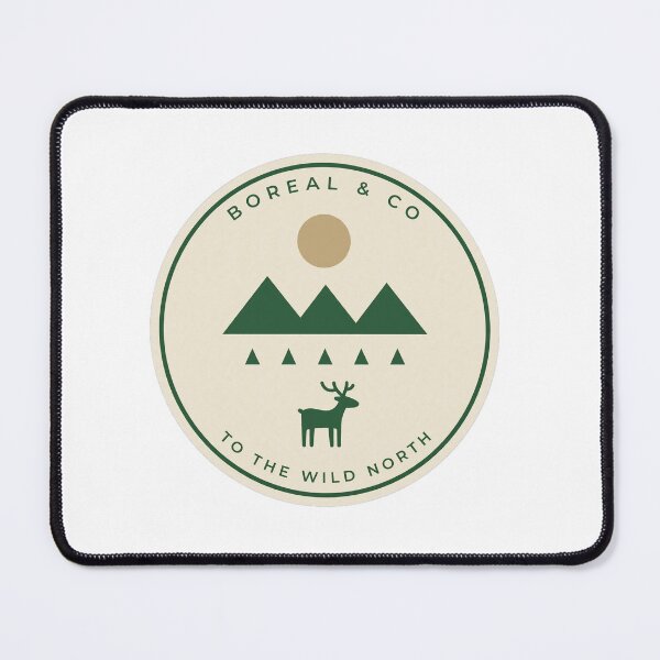 Item preview, To The Wild North Reindeer Mountain Badge | BOREAL & CO designed and sold by ismai6.