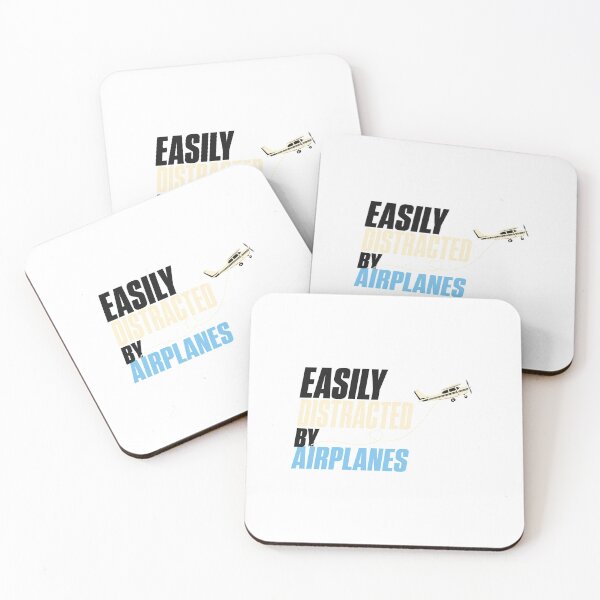 Item preview, Easily Distracted by Airplanes | Aviation Lover Graphic designed and sold by AMICO77.