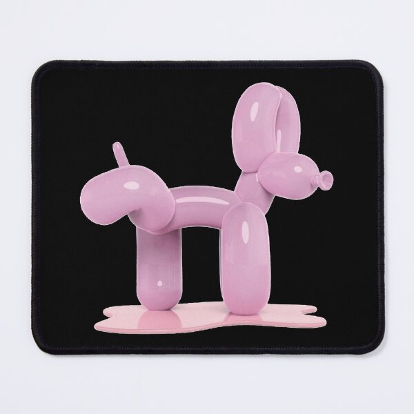 Item preview, Colorful Balloon Dog Pop Art: Aesthetic Balloon Animal Silhouette and Modern Sculptures Fan Art designed and sold by benja-08.