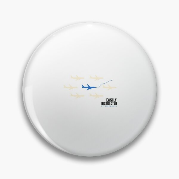 Item preview, Easily Distracted by Airplanes | Aviation Lover Graphic designed and sold by AMICO77.