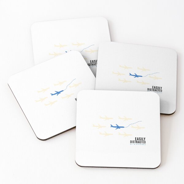 Item preview, Easily Distracted by Airplanes | Aviation Lover Graphic designed and sold by AMICO77.