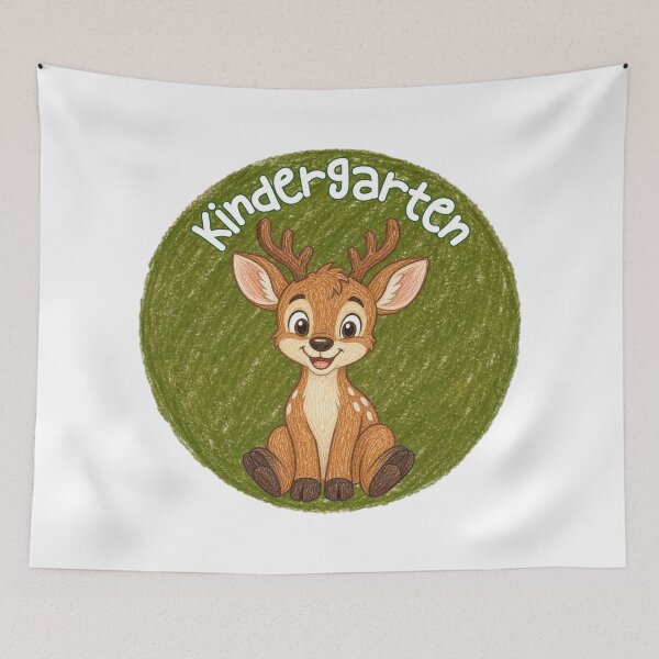 Item preview, Kindergarten Deer Cute Woodland Animal Back to School Teacher Student Cartoon Gift designed and sold by MaxMeadowsTees.