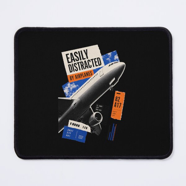 Item preview, Easily Distracted by Airplanes | Aviation Lover Graphic designed and sold by AMICO77.