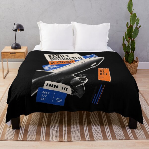 Item preview, Easily Distracted by Airplanes | Aviation Lover Graphic designed and sold by AMICO77.