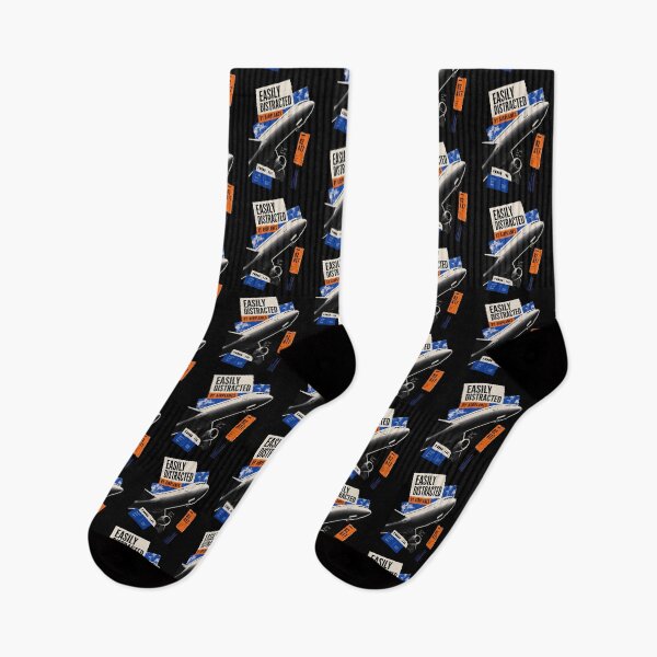 Item preview, Easily Distracted by Airplanes | Aviation Lover Graphic designed and sold by AMICO77.