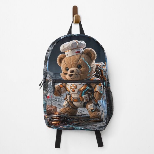 Item preview, AnimalVersum Gourmet Space Bear Chef - The First Moon BBQ designed and sold by SDKENERGY.