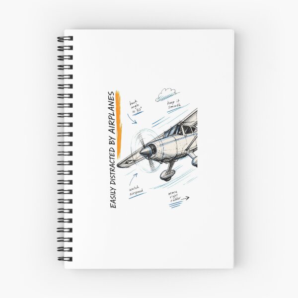 Item preview, Easily Distracted by Airplanes | Aviation Lover Graphic designed and sold by AMICO77.