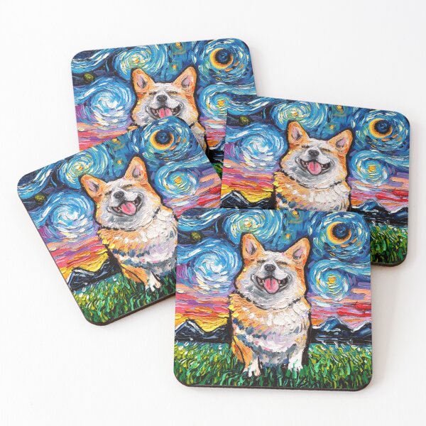 Item preview, Smiling Corgi Night designed and sold by AjaTrier.
