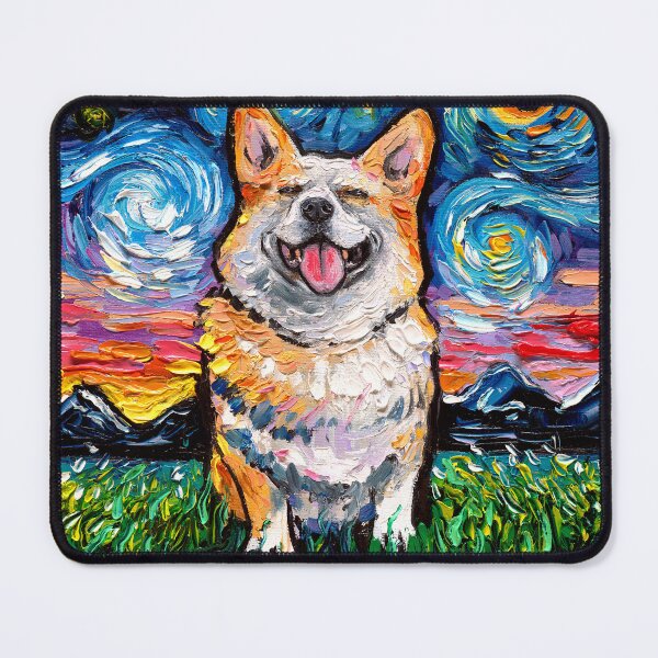 Item preview, Smiling Corgi Night designed and sold by AjaTrier.