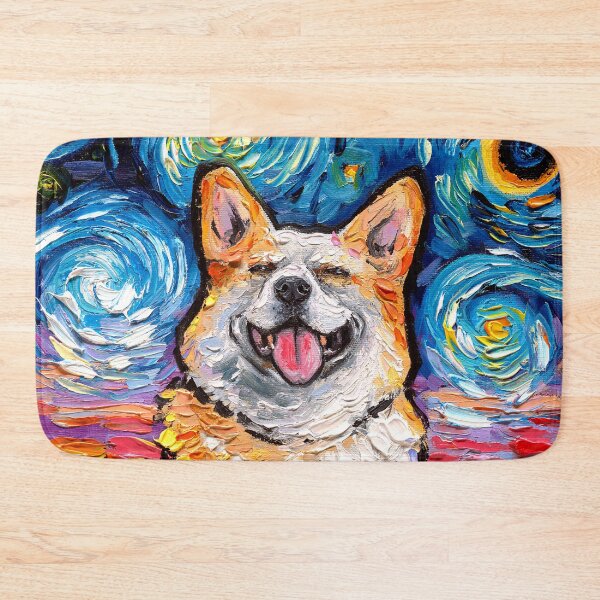 Item preview, Smiling Corgi Night designed and sold by AjaTrier.