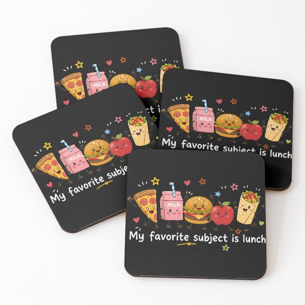 Item preview, My Favorite Subject Is Lunch Cute School Lunch Food Retro designed and sold by VGAfanatic.