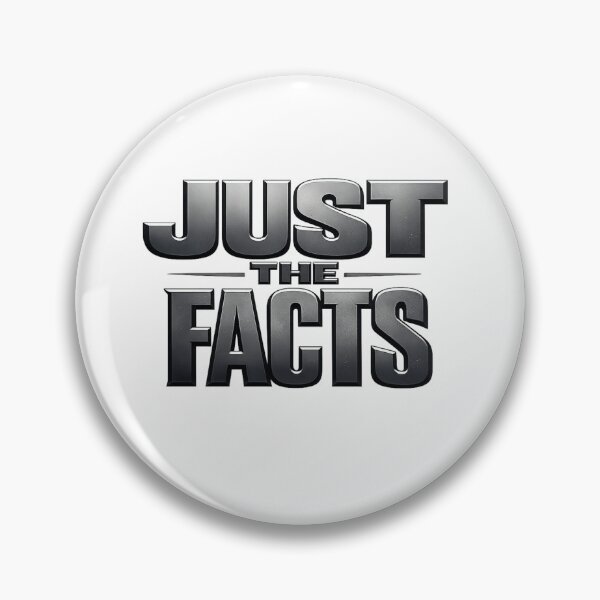 Item preview, Just The Facts Urban Typography Streetwear Graphic designed and sold by FrozenHeat97.