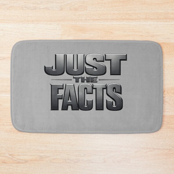 Item preview, Just The Facts Urban Typography Streetwear Graphic designed and sold by FrozenHeat97.