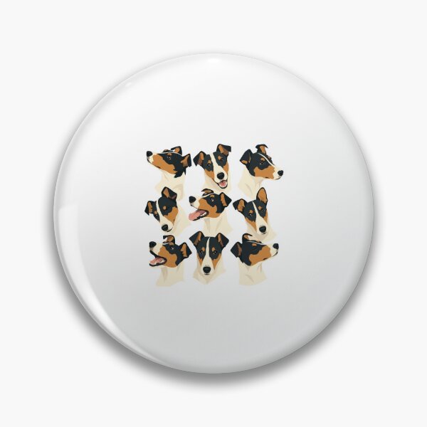 Item preview, Smooth Fox Terrier Art | Playful Terrier Dog Illustration designed and sold by AMICO77.