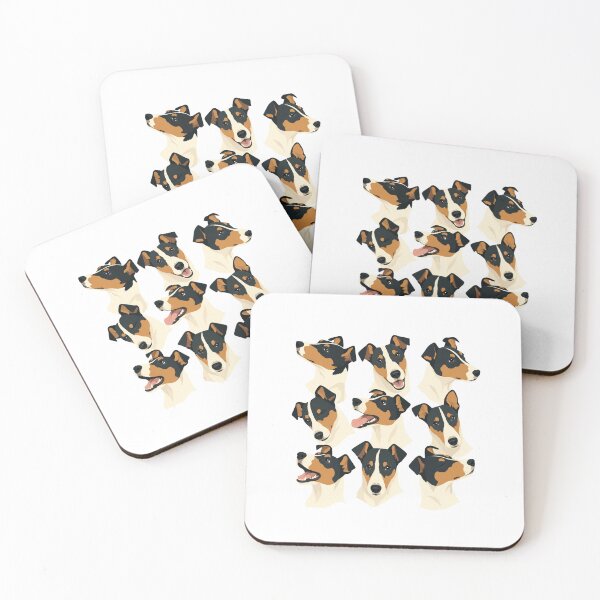 Item preview, Smooth Fox Terrier Art | Playful Terrier Dog Illustration designed and sold by AMICO77.