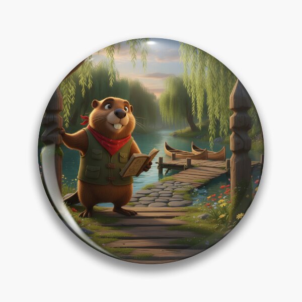 Item preview, Happy Beaver Adventures – Discovering Old Cedar Landing designed and sold by Clothes With Smiling Animals Walt Gral.