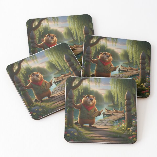 Item preview, Happy Beaver Adventures – Discovering Old Cedar Landing designed and sold by Clothes With Smiling Animals Walt Gral.