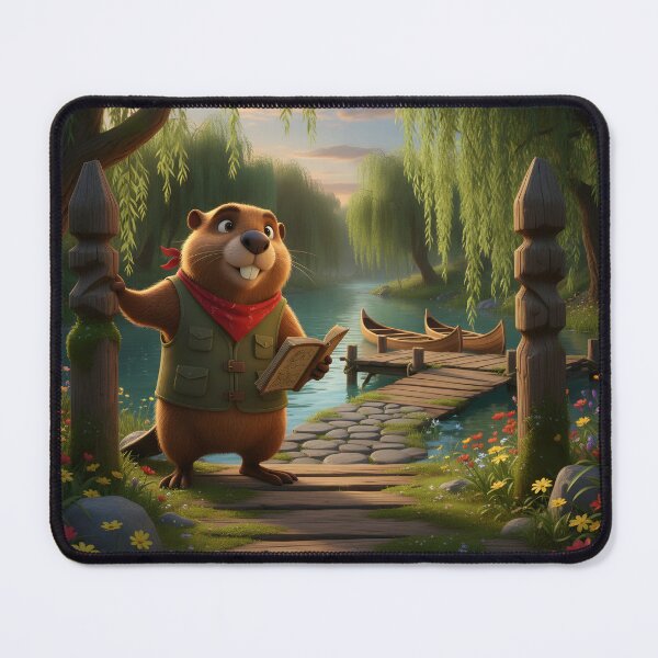 Item preview, Happy Beaver Adventures – Discovering Old Cedar Landing designed and sold by Clothes With Smiling Animals Walt Gral.