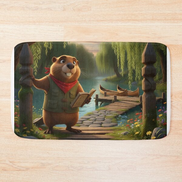 Item preview, Happy Beaver Adventures – Discovering Old Cedar Landing designed and sold by Clothes With Smiling Animals Walt Gral.