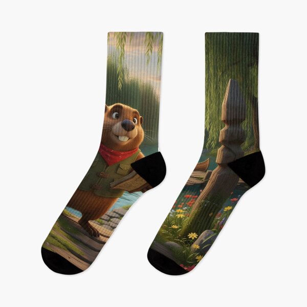 Item preview, Happy Beaver Adventures – Discovering Old Cedar Landing designed and sold by Clothes With Smiling Animals Walt Gral.