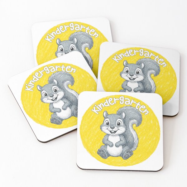 Item preview, Kindergarten Squirrel Cute Woodland Animal Back to School Teacher Student Cartoon Gift designed and sold by MaxMeadowsTees.
