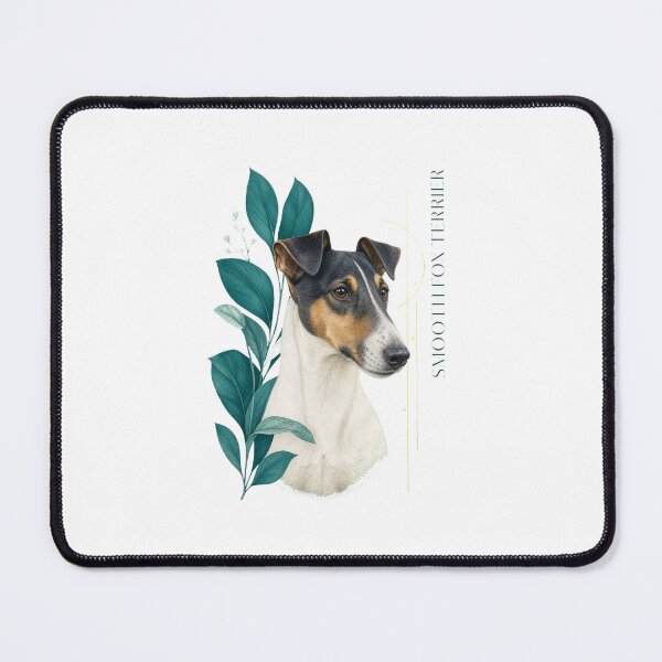 Item preview, Smooth Fox Terrier Art | Playful Terrier Dog Illustration designed and sold by AMICO77.