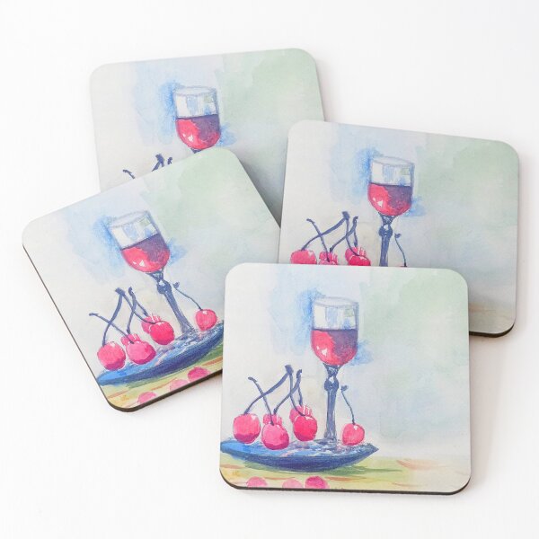 Item preview, Cherries and wine designed and sold by angel1.