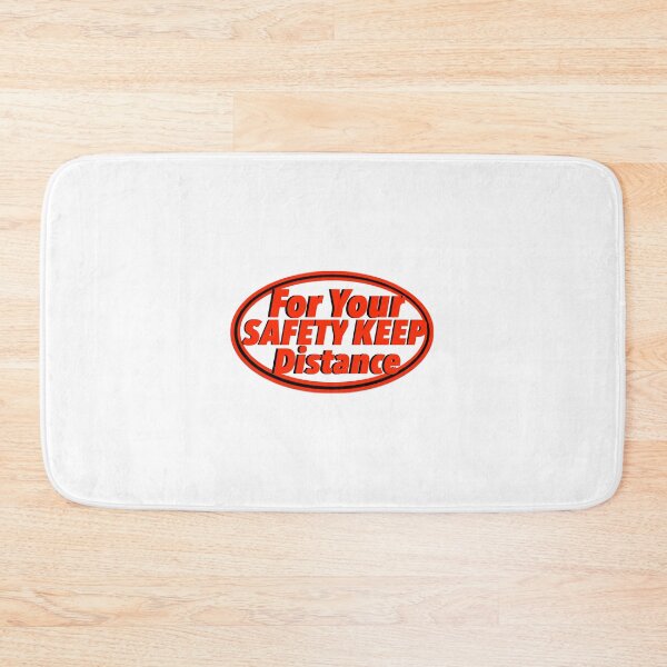Item preview, For Your Safety Keep Distance Print Novelty designed and sold by PSST-Design.